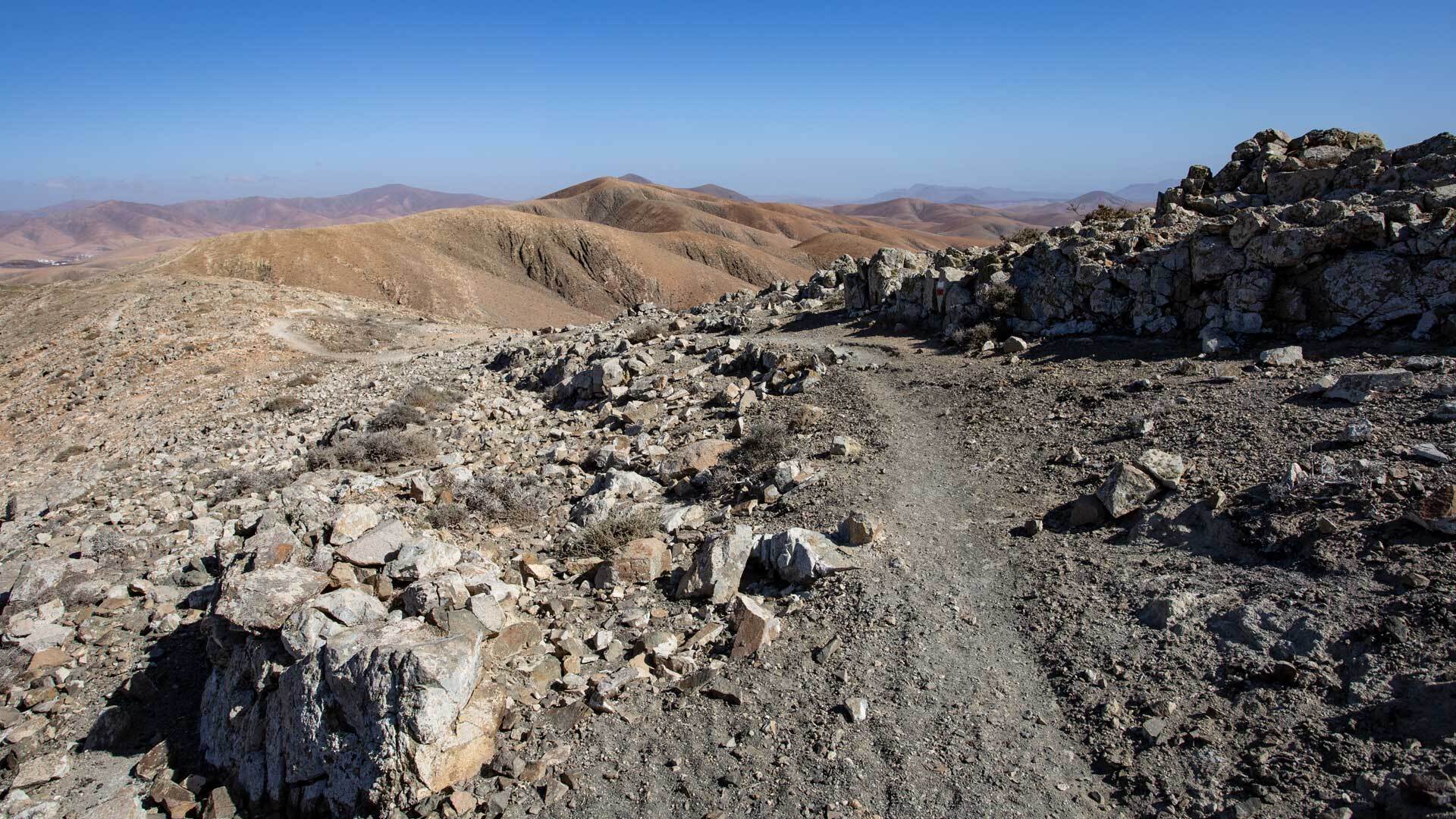 Fernwanderweg GR-131 zwischen Pajara und Cardon