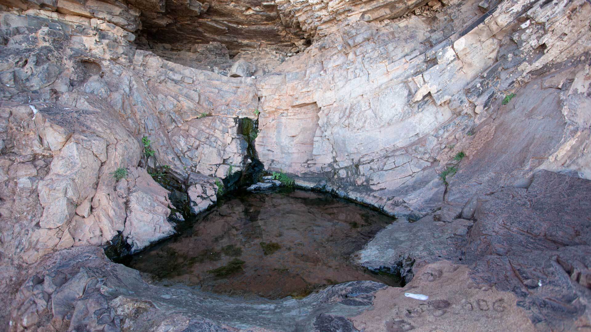 Süßwasserquelle bei der Ermita de la Virgen del Tanquito