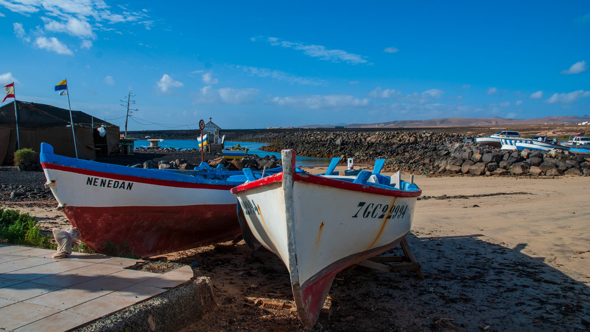 Fischerboote bei El Jablito