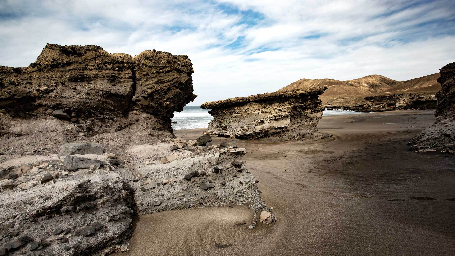 Strände am Monumento Natural de Ajuy