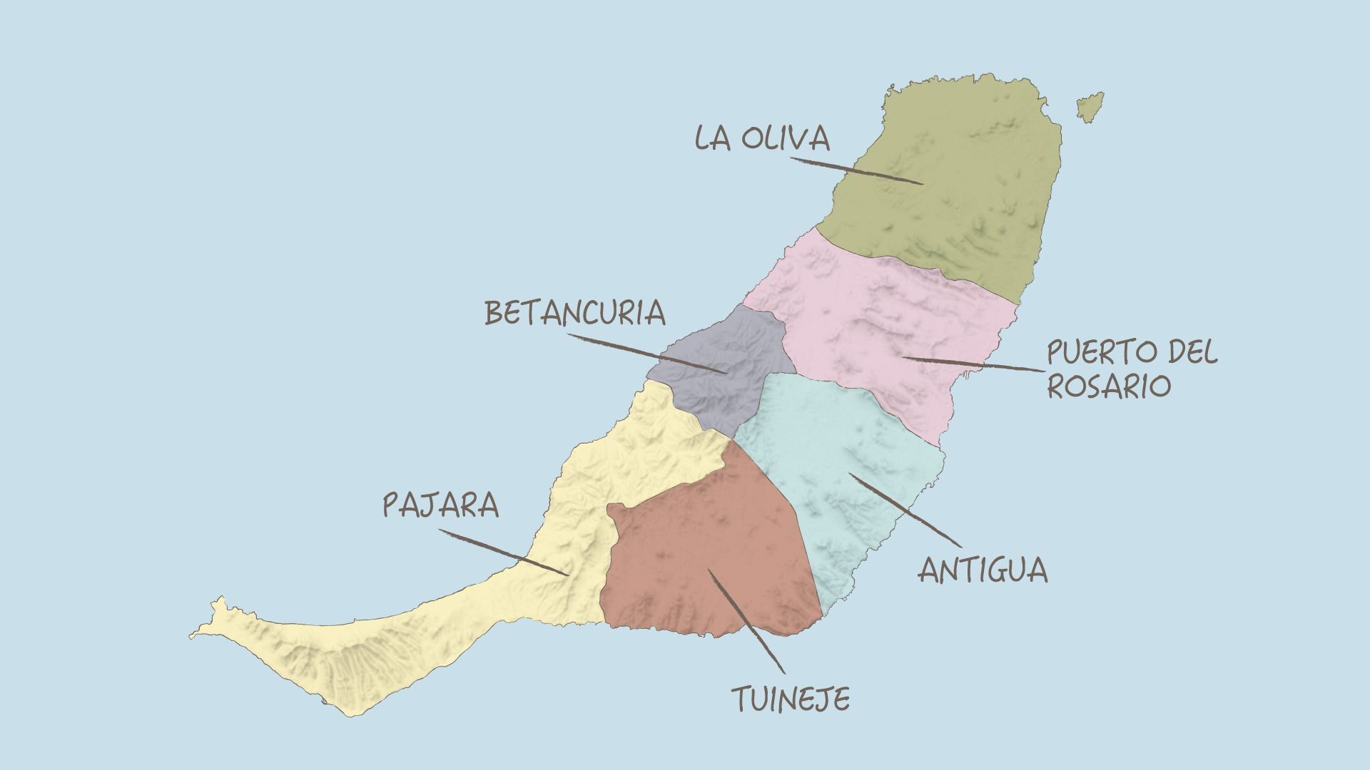 Fuerteventura: die sechs Gemeinden