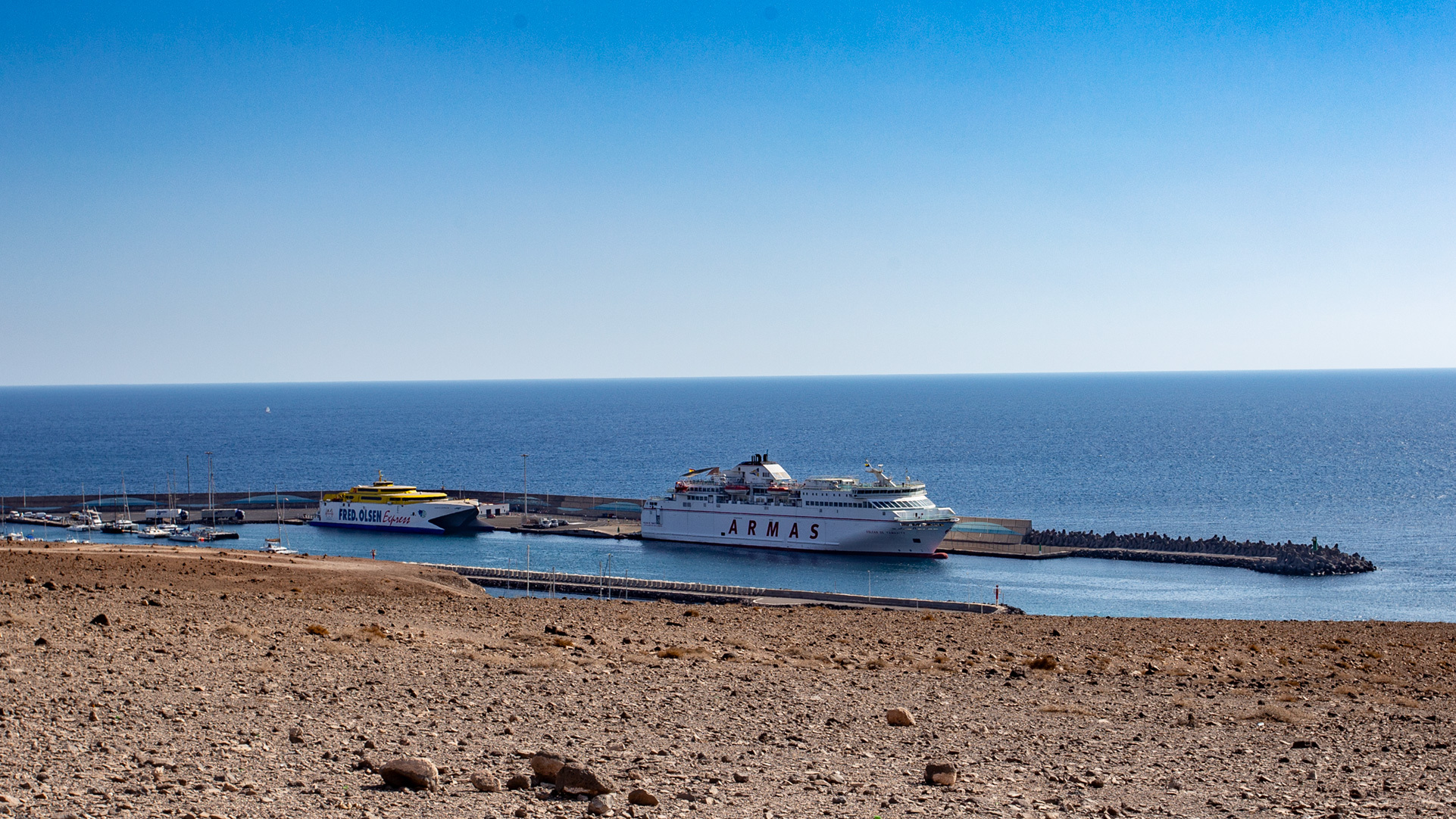 der Hafen von Morro Jable