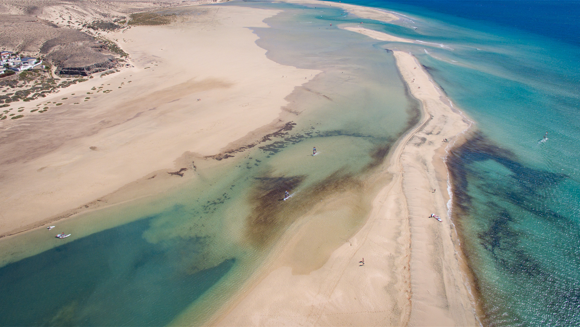 die Lagune von Sotavento