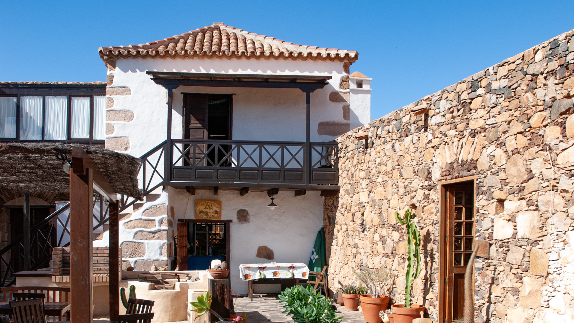 typisches kanarisches Haus in Pájara