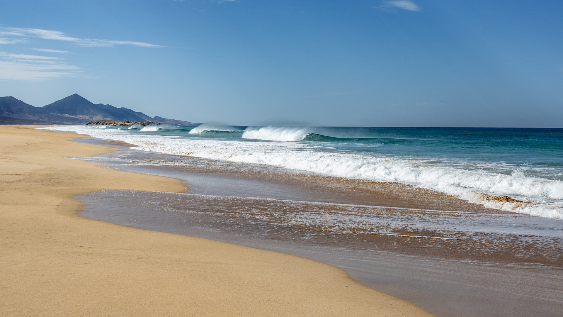 Strand mit Panorama